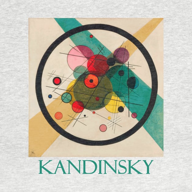 Circles in a Circle by Wassily Kandinsky by Naves